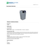 Busch Systems Wave 101469 40 Gallon 40 Gallon LDPE Two Stream Decorative Cans & Bottles / Waste Receptacle Busch Systems Wave 101469 40 Gallon 40 Gallon LDPE Two Stream Decorative Cans & Bottles / Waste Receptacle