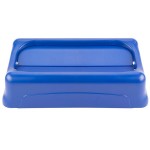 Rubbermaid® FG267360BLUE Slim Jim Blue Drop Shot Rectangular Trash Can Lid Rubbermaid® FG267360BLUE Slim Jim Blue Drop Shot Rectangular Trash Can Lid