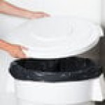 Carlisle 84104502 Bronco 44 Gallon White Flat Round Trash Can Lid Carlisle 84104502 Bronco 44 Gallon White Flat Round Trash Can Lid