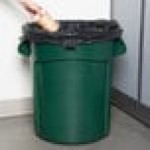 Rubbermaid® FG262000DGRN BRUTE 20 Gallon Green Round Trash Can Rubbermaid® FG262000DGRN BRUTE 20 Gallon Green Round Trash Can