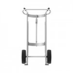 Valley Craft 1,000 lb. 4-Wheel Aluminum Drum Truck with Brakes and Solid Rubber Wheels F83210A7