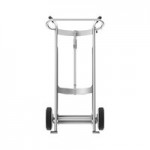 Valley Craft 1,000 lb. 4-Wheel Aluminum Drum Truck with Brakes and Solid Rubber Wheels F83210A7