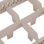 Vollrath HRB1 Traex® Half-Size Beige 8 Compartment Drop Glass Rack Extender Vollrath HRB1 Traex® Half-Size Beige 8 Compartment Drop Glass Rack Extender