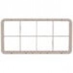 Vollrath HRB1 Traex® Half-Size Beige 8 Compartment Drop Glass Rack Extender Vollrath HRB1 Traex® Half-Size Beige 8 Compartment Drop Glass Rack Extender
