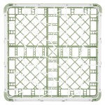 Vollrath 52790 Signature Lemon Drop Full-Size Light Green 30-Compartment 2 13/16