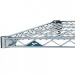 Metro AW53C Super Erecta Chrome Double Level Post-Type Wall Mount Mid Unit for 24