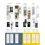 Metro AW53C Super Erecta Chrome Double Level Post-Type Wall Mount Mid Unit for 24