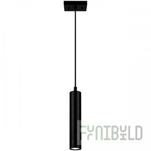 Canarm Carver Matte Black Modern Pendant Light - 120V, 50W