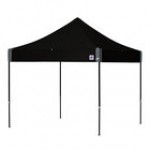 E-Z Up EC3STL10KFBKTSO Eclipse Instant Shelter 10' x 10' Steel Orange Canopy with Black Frame