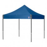 E-Z Up EC3STL10KFBKTSO Eclipse Instant Shelter 10' x 10' Steel Orange Canopy with Black Frame