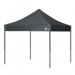E-Z Up EC3STL10KFBKTSO Eclipse Instant Shelter 10' x 10' Steel Orange Canopy with Black Frame
