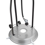 Backyard Pro Courtyard Series PH1STL Steel Portable Propane Outdoor Patio Heater - 47,000 BTU Backyard Pro Courtyard Series PH1STL Steel Portable Propane Outdoor Patio Heater - 47,000 BTU