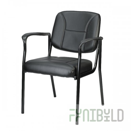 Eurotech VS8012 Dakota Series Black Vinyl Arm Chair