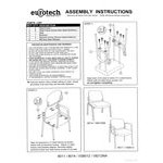 Eurotech VS8012 Dakota Series Black Vinyl Arm Chair