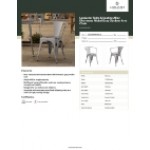 Lancaster Table & Seating Alloy Distressed Nickel Gray Outdoor Arm Chair