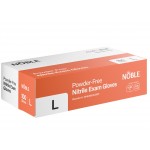 Noble Powder-Free Disposable Exam Grade Nitrile 4.5 Mil Thick Textured Gloves - Large - 100/Box Noble Powder-Free Disposable Exam Grade Nitrile 4.5 Mil Thick Textured Gloves - Large - 100/Box