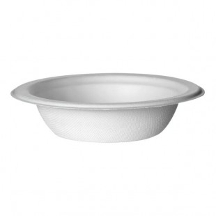 Eco-Products Vanguard 12 oz. Compostable Sugarcane Round Bowl - 1,000/Case Eco-Products Vanguard 12 oz. Compostable Sugarcane Round Bowl - 1,000/Case