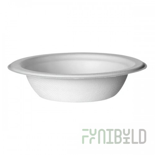 Eco-Products Vanguard 12 oz. Compostable Sugarcane Round Bowl - 1,000/Case