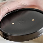 Choice 12 oz. Double Poly-Coated Paper Soup / Hot Food Cup with Black Vented Paper Lid - 250/Case