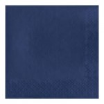 Creative Converting 951137 Navy Blue 3-Ply Guest Towel / Buffet Napkin - 192/Case Creative Converting 951137 Navy Blue 3-Ply Guest Towel / Buffet Napkin - 192/Case