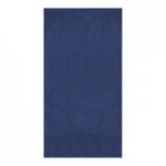 Creative Converting 951137 Navy Blue 3-Ply Guest Towel / Buffet Napkin - 192/Case Creative Converting 951137 Navy Blue 3-Ply Guest Towel / Buffet Napkin - 192/Case