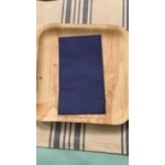 Creative Converting 951137 Navy Blue 3-Ply Guest Towel / Buffet Napkin - 192/Case Creative Converting 951137 Navy Blue 3-Ply Guest Towel / Buffet Napkin - 192/Case