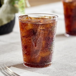 Fineline Savvi Serve 410-CL 10 oz. Tall Clear Hard Plastic Tumbler - 500/Case