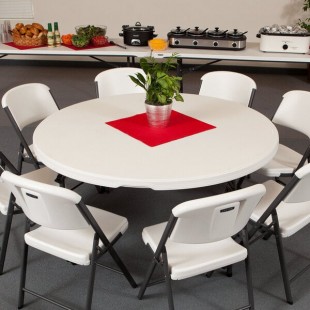 Lifetime Round Folding Table, 60 Lifetime Round Folding Table, 60