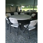 Lifetime Round Folding Table, 60