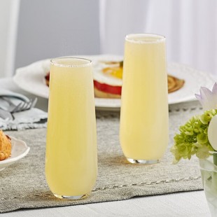 Libbey 8.5 oz. Stemless Flute Glass - Sample
