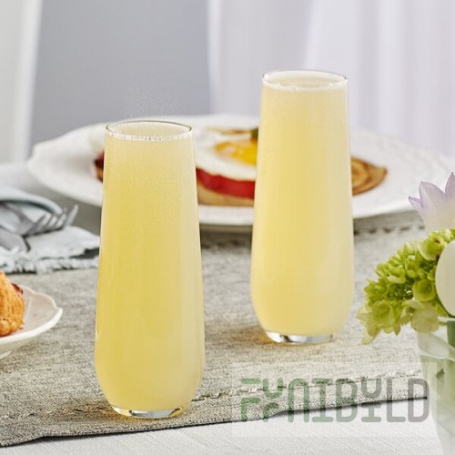 Libbey 8.5 oz. Stemless Flute Glass - Sample