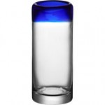 Acopa Tropic 3 oz. Shooter Glass with Green Rim - Sample