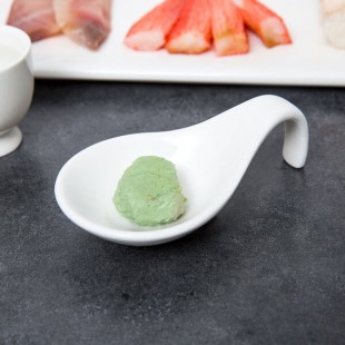 10 Strawberry Street WTR-4TAPASPOON Whittier 1 oz. White Porcelain Tapas Spoon - 36/Case