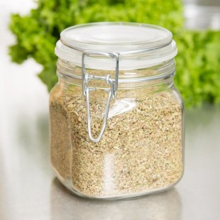 Libbey 17209925 25.25 oz. Garden Jar with Clamp Lid - 6/Case Libbey 17209925 25.25 oz. Garden Jar with Clamp Lid - 6/Case