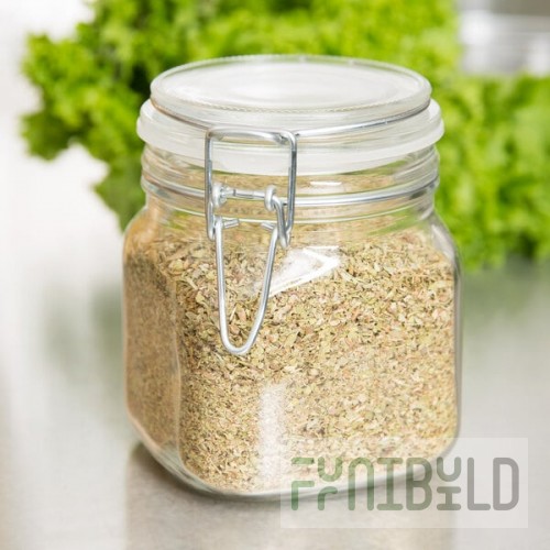 Libbey 17209925 25.25 oz. Garden Jar with Clamp Lid - 6/Case