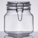 Libbey 17209925 25.25 oz. Garden Jar with Clamp Lid - 6/Case