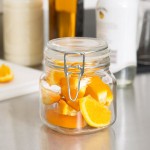 Libbey 17209925 25.25 oz. Garden Jar with Clamp Lid - 6/Case