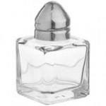 Choice 0.5 oz. Mini Salt and Pepper Shaker with Gold Top - 12/Pack