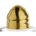 Choice 0.5 oz. Mini Salt and Pepper Shaker with Gold Top - 12/Pack