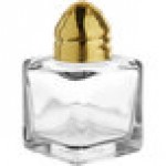 Choice 0.5 oz. Mini Salt and Pepper Shaker with Gold Top - 12/Pack