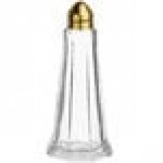 Choice 0.5 oz. Mini Salt and Pepper Shaker with Gold Top - 12/Pack