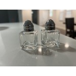Choice 0.5 oz. Mini Salt and Pepper Shaker with Gold Top - 12/Pack