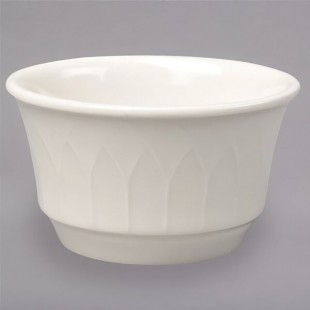 Homer Laughlin from Steelite International HL1467000 Gothic 3.5 oz. Ivory (American White) Undecorated China Ramekin - 36/Case Homer Laughlin from Steelite International HL1467000 Gothic 3.5 oz. Ivory (American White) Undecorated China Ramekin - 36/Case