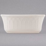 Homer Laughlin from Steelite International HL1467000 Gothic 3.5 oz. Ivory (American White) Undecorated China Ramekin - 36/Case Homer Laughlin from Steelite International HL1467000 Gothic 3.5 oz. Ivory (American White) Undecorated China Ramekin - 36/Case