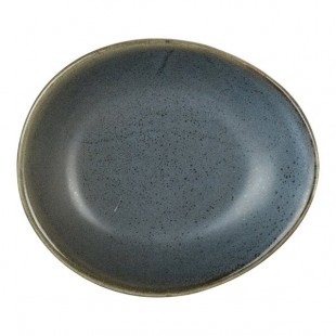 The Potter's Collection by Robert Gordon from Steelite International 2 oz. Storm Porcelain Oil Dish - 24/Case