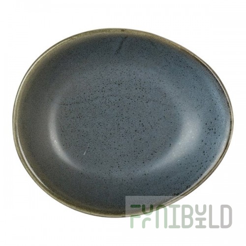 The Potter's Collection by Robert Gordon from Steelite International 2 oz. Storm Porcelain Oil Dish - 24/Case