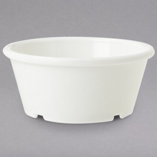 GET ER-040-W 4 oz. White Smooth SAN Plastic Ramekin - 48/Case