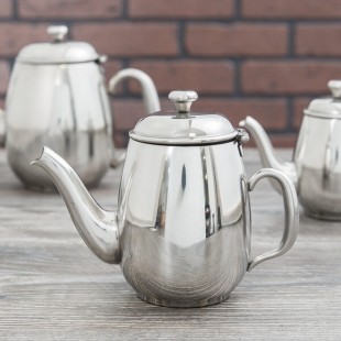 Vollrath 46594 Orion 20 oz. Mirror-Finished Stainless Steel Coffee / Tea Pot Vollrath 46594 Orion 20 oz. Mirror-Finished Stainless Steel Coffee / Tea Pot