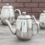 Vollrath 46594 Orion 20 oz. Mirror-Finished Stainless Steel Coffee / Tea Pot