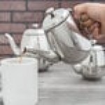 Vollrath 46594 Orion 20 oz. Mirror-Finished Stainless Steel Coffee / Tea Pot